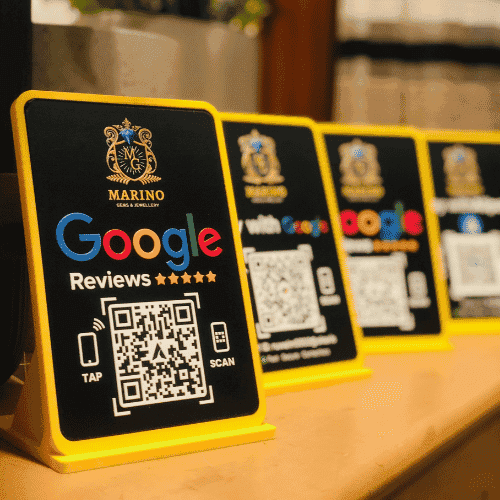 AmigoTap Google Review Stand