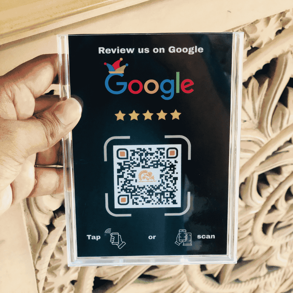 Google Review Stand