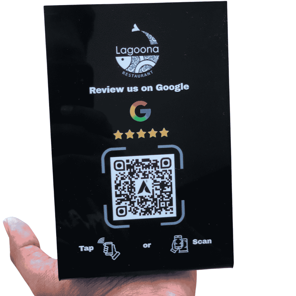 Plastic Review Stand — Obsidian