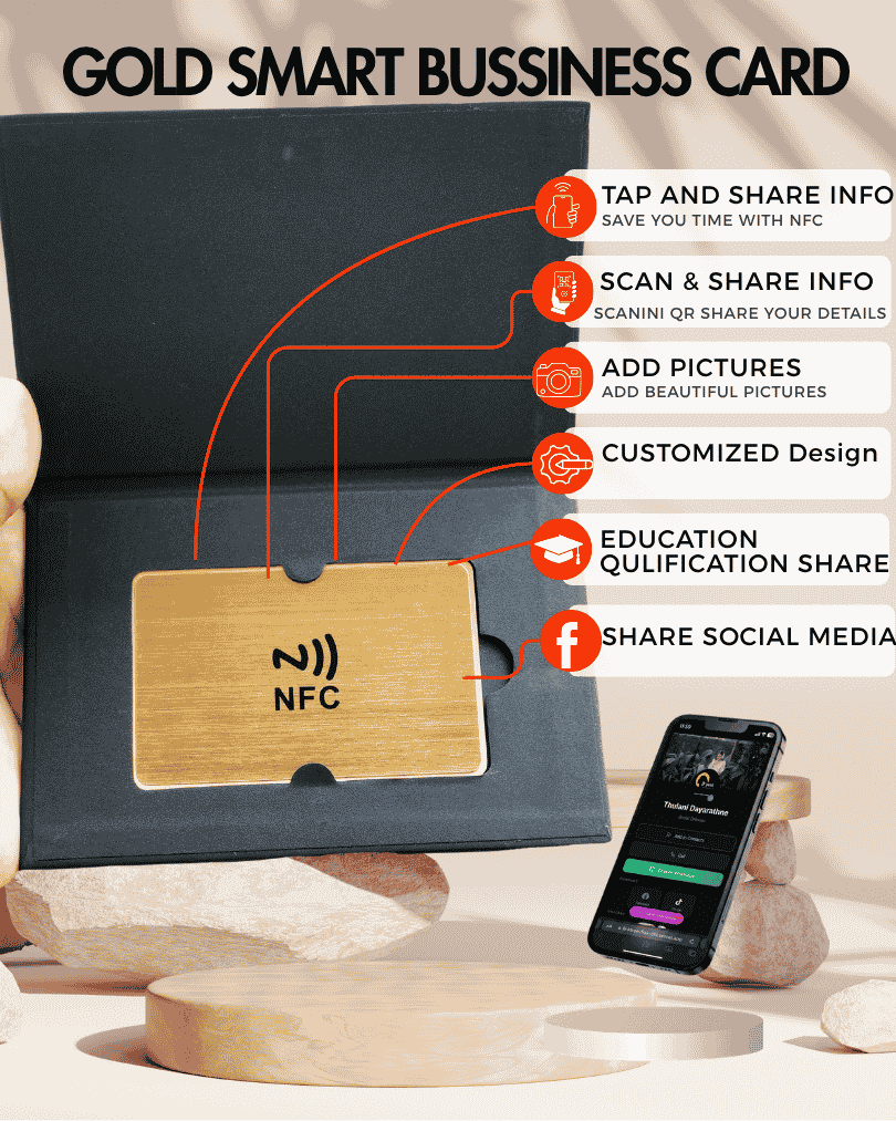 Gold Smart Business Card